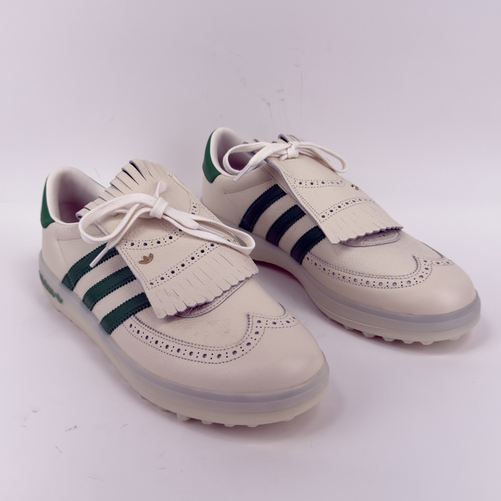 adidas Coursecup Spikeless Golf Shoes Men's 13 Chalk White Green IH8436